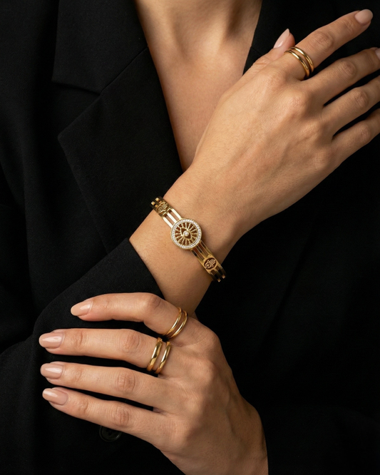 Sentinel Evil Eye & Hamsa Bangle
