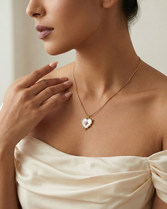 Rhea Heart Necklace