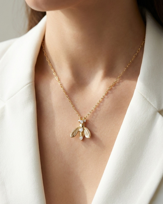 Queen Melissa Bee Necklace