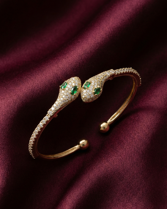 Medusa Radiant Serpent Cuff
