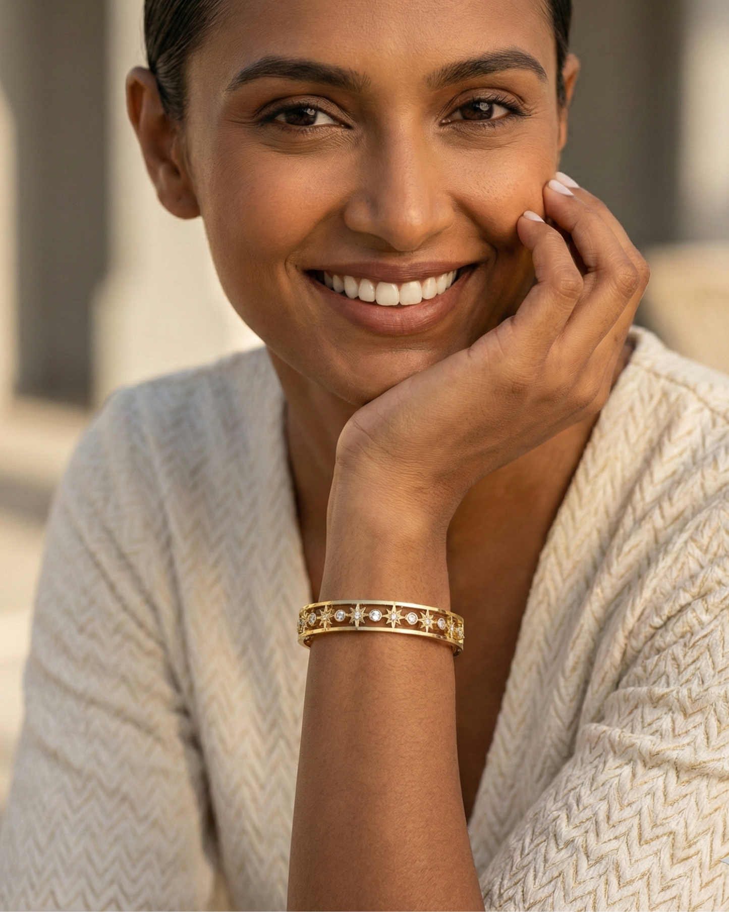 Celestial Starbust Bangle