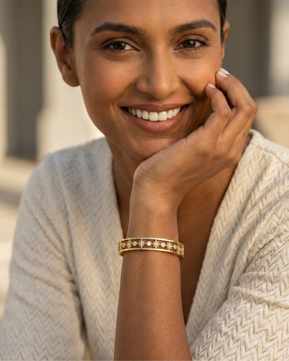 Celestial Starbust Bangle