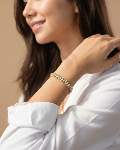 Trina Rope Tennis Bracelet