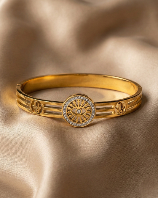 Sentinel Evil Eye & Hamsa Bangle