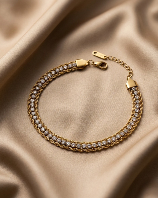 Trina Rope Tennis Bracelet