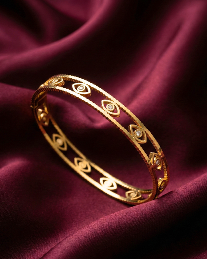 Mini Iris Evil Eye Bangle